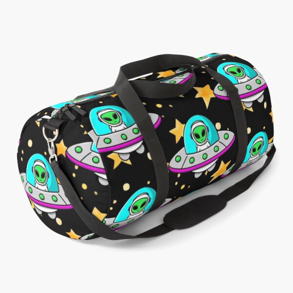 Item preview, Alien Spaceship Cartoon Stars Pattern designed and sold by BettySpicer.