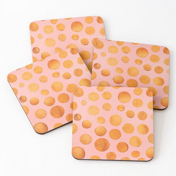 Item preview, Copper Medallions on Pink designed and sold by phylliswalter.