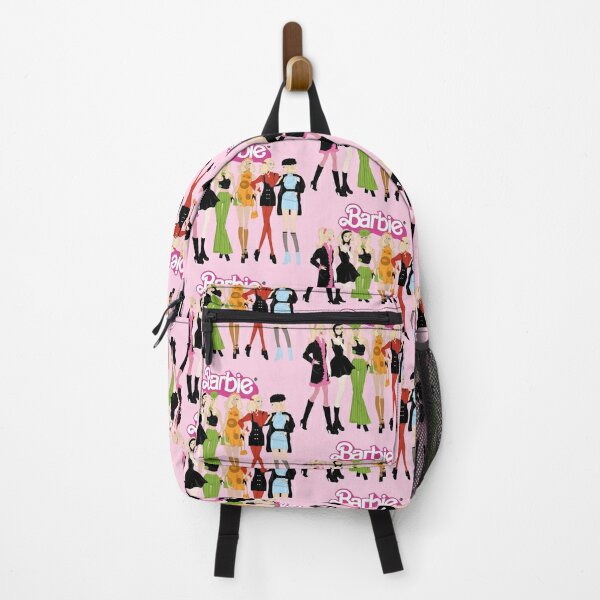 Pink Omg Girls Colorblock Hologram Coated Backpack, Accessories