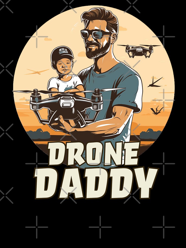 Thumbnail 7 of 7, Oversized T-Shirt, Drone Daddy designed and sold by Teesamust.