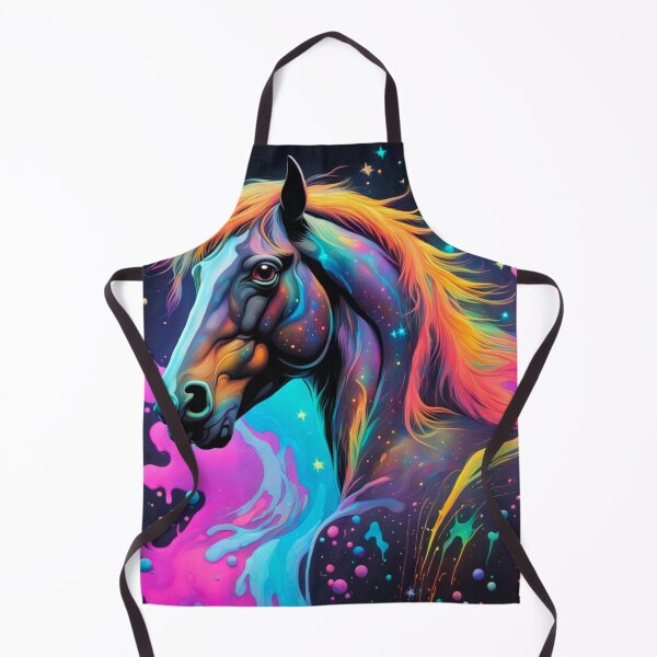 Item preview, Celestial Steed: Cosmic Constellations in Neon Iridescence designed and sold by javaoverride.