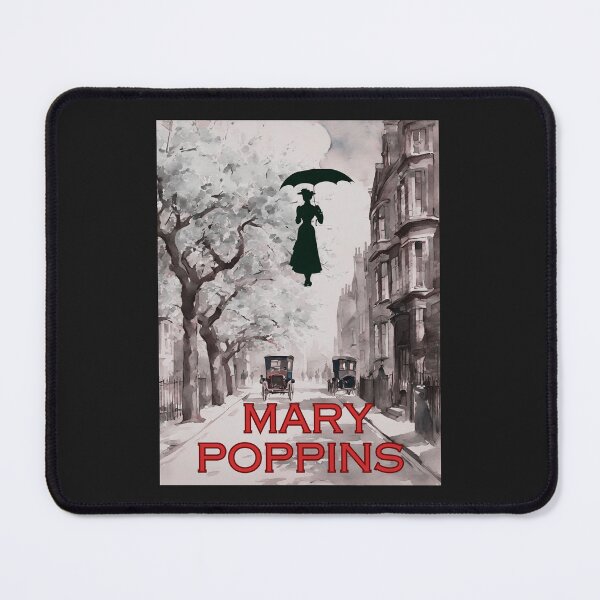 Item preview, Mary Poppins Arrives at Number 17 Cherry Tree Lane London Black and White designed and sold by stargazerhill.