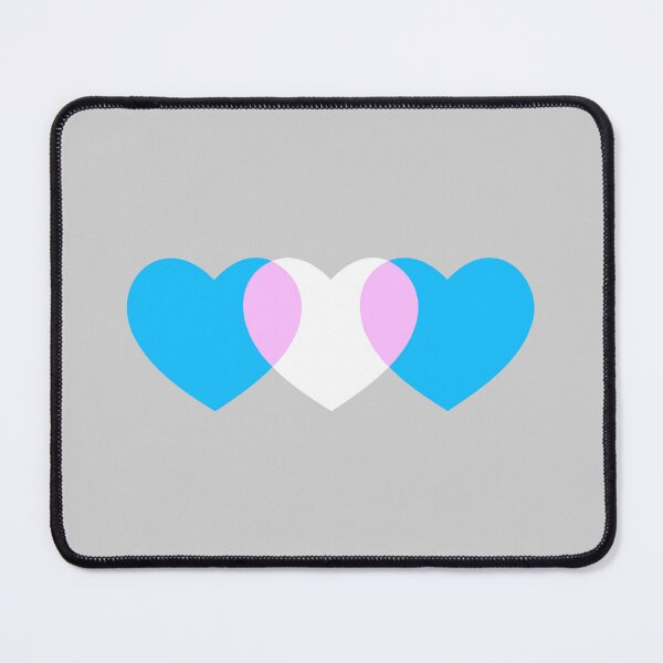 Item preview, Subtle Trans Flag Hearts Subtle Transgender Pride designed and sold by wonderxwander.