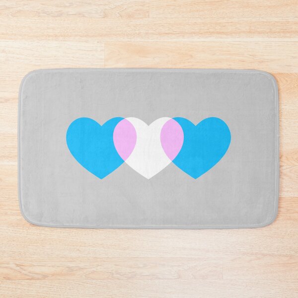 Item preview, Subtle Trans Flag Hearts Subtle Transgender Pride designed and sold by wonderxwander.