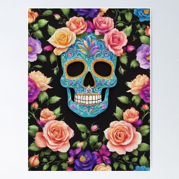 Item preview, Sugar Skull - Design 1 designed and sold by Geek-Girl-Art.