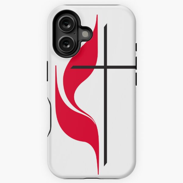 Item preview, United Methodist Church Cross and Flame Logo designed and sold by AmenAmenAmen.