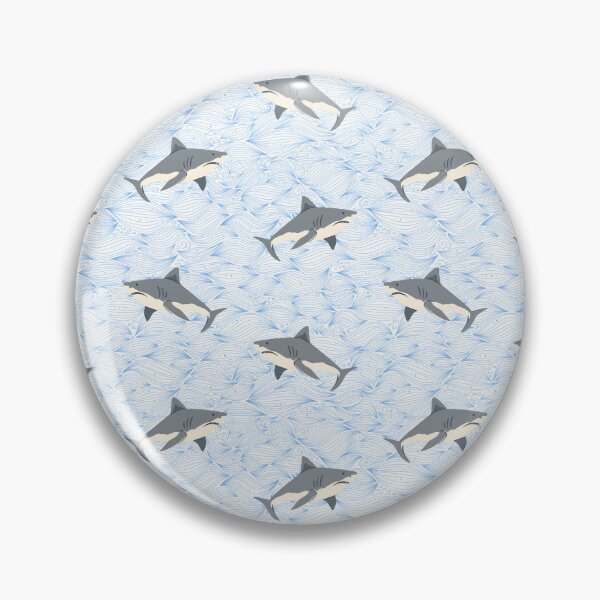 Item preview, Shark Sea Waves Pattern designed and sold by BettySpicer.