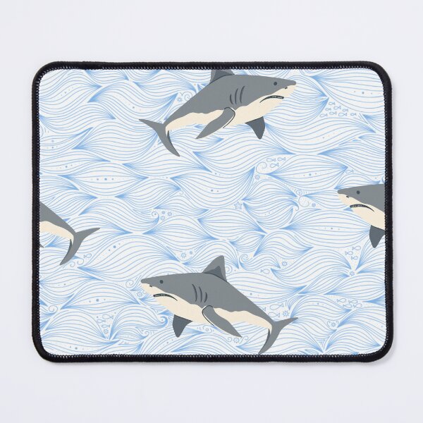 Item preview, Shark Sea Waves Pattern designed and sold by BettySpicer.