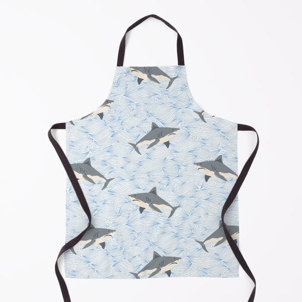 Item preview, Shark Sea Waves Pattern designed and sold by BettySpicer.