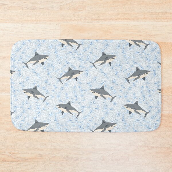 Item preview, Shark Sea Waves Pattern designed and sold by BettySpicer.