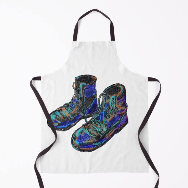 Item preview, Black and colorful army boots designed and sold by SHARON NAKAR.