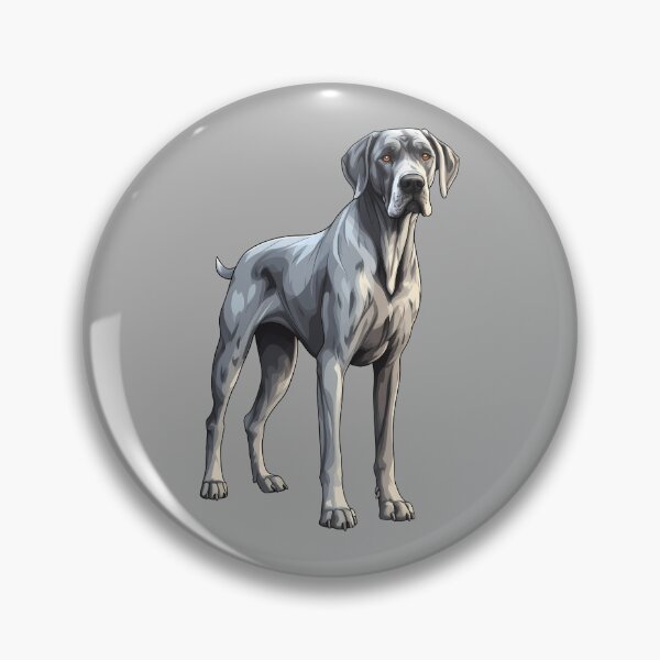 Item preview, Great Dane Puppy Dog Grey / Silver Drawing designed and sold by meganohm.