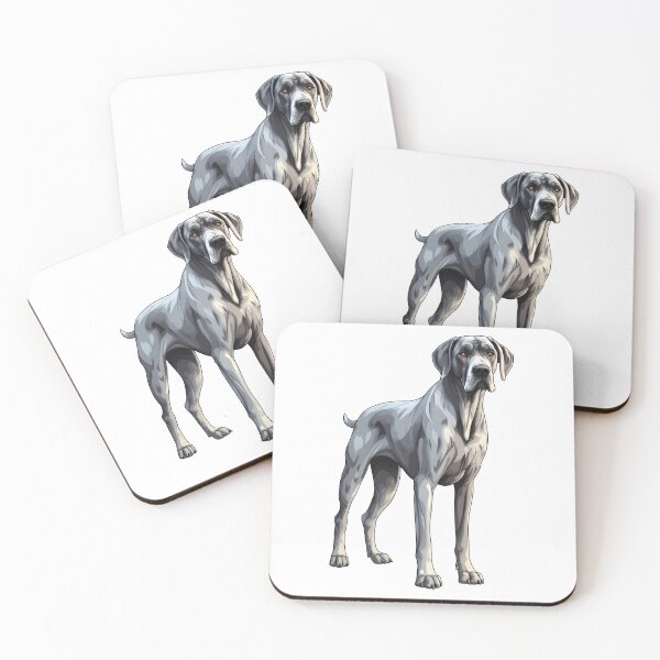 Item preview, Great Dane Puppy Dog Grey / Silver Drawing designed and sold by meganohm.