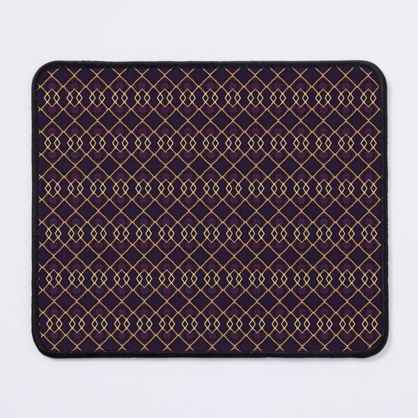 Item preview, Geometric Figure Pattern - Purple and Golden designed and sold by ObscureElegance.