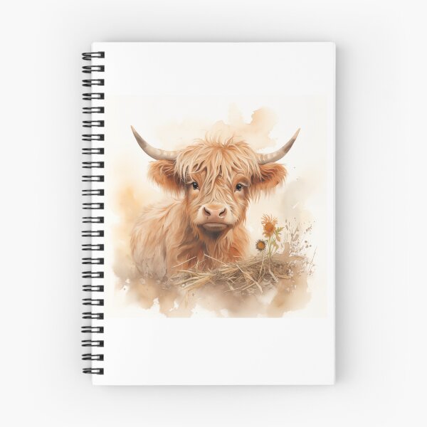 Item preview, Highland Cattle Eating Hay designed and sold by TentacleTribe.