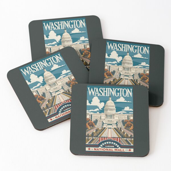 Item preview, A Vintage Travel Art of Washington DC - US  designed and sold by GoodOldVintage.