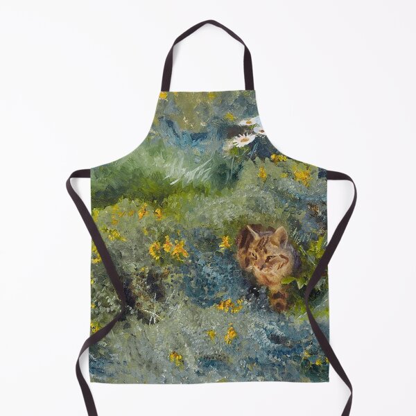 Item preview, Cat in a Meadow of Flowers - Abstract designed and sold by tomorrowsart.