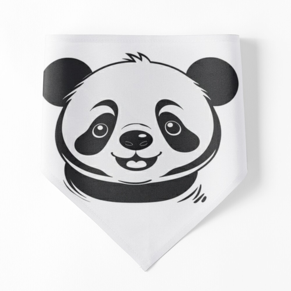 Cute Panda Face Illustration Stock Illustration - Download Image Now -  Adoption, Animal, Animal Wildlife - iStock