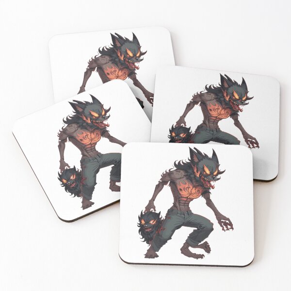 Item preview, Werewolf with a wolf head on Halloween designed and sold by AlejaJorgeShop.