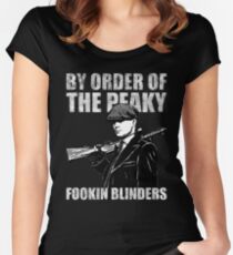 The Peaky fookin Blinders Women's Fitted Scoop T-Shirt
