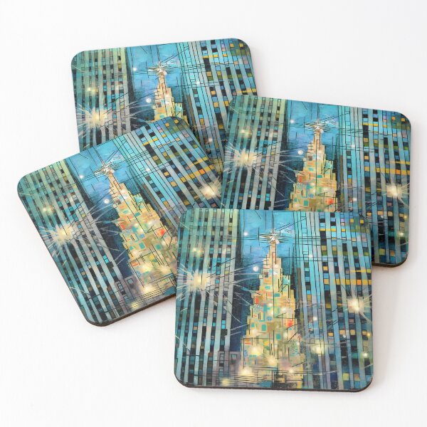 Item preview, Rockefeller Center Christmas Tree Abstract Expressionism: A Tribute to Diverse Artistic Movements designed and sold by OlfactoART Studio.