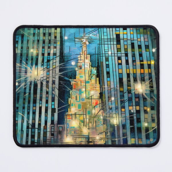Item preview, Rockefeller Center Christmas Tree Abstract Expressionism: A Tribute to Diverse Artistic Movements designed and sold by OlfactoART Studio.
