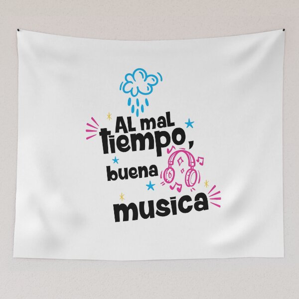 Item preview, Bad weather, good music - Light background designed and sold by 8adesign.