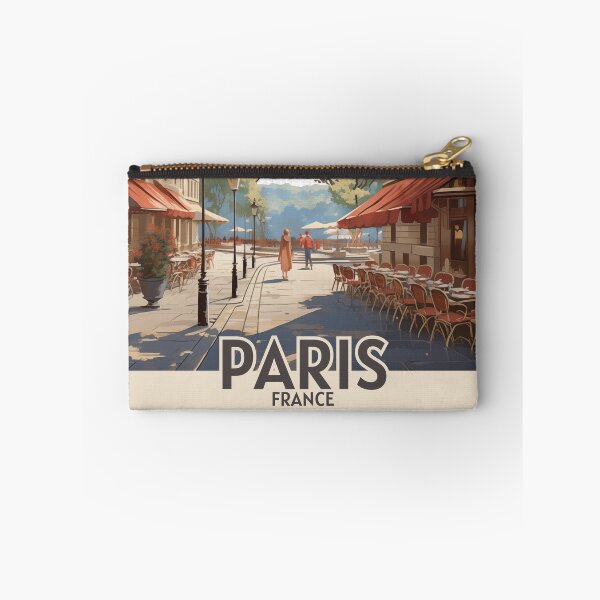 Item preview, Retro Vintage Paris Poster with Eiffel Tower - Travel Poster designed and sold by BrushstrokesA.