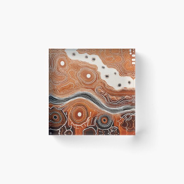 Item preview, Aboriginal Art Print: "Whispers of the Outback" designed and sold by BrushstrokesA.