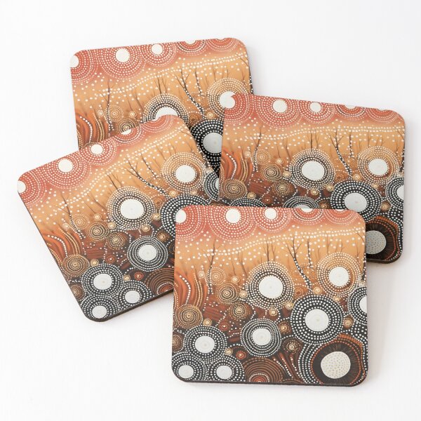 Item preview, Aboriginal Art Print: "Dreamtime Odyssey" designed and sold by BrushstrokesA.