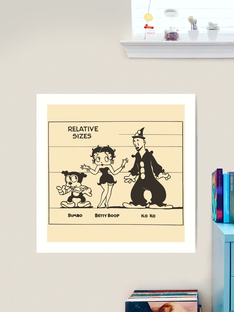 Bimbo, Betty Boop, Ko Ko Vintage Cartoon