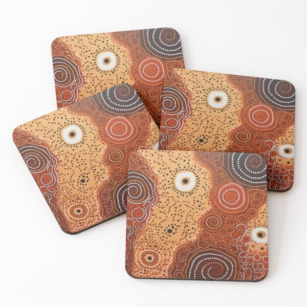 Item preview, Aboriginal Art Print: "Dreamtime Resonance" designed and sold by BrushstrokesA.