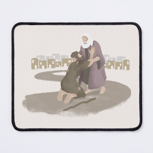 Item preview, The Prodigal Son Bible Sketch Bible Verse Art Design, Bible Story Artwork, Jesus Art Print designed and sold by kimicreativ.