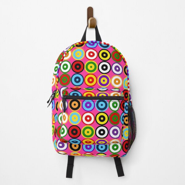 Item preview, PINK Multi-pattern Retro Mod Roundel designed and sold by ModSupporters.