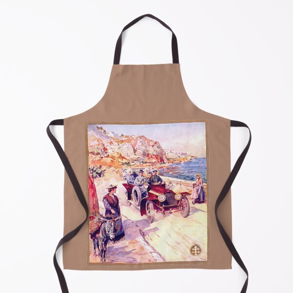 Item preview, Driving By The Seaside In France In A Lorraine Diétrich Car designed and sold by RocketshipRetro.