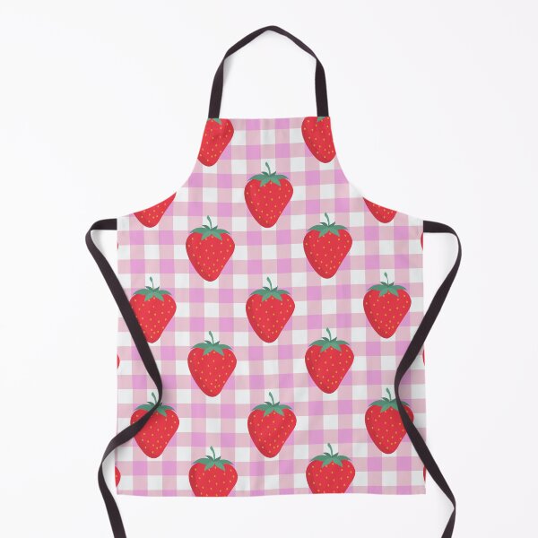 Item preview, Tartan Strawberry Cottage Core Pattern designed and sold by BettySpicer.