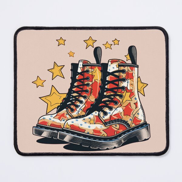 Item preview, Starry Christmas Boots designed and sold by RetroPrints.