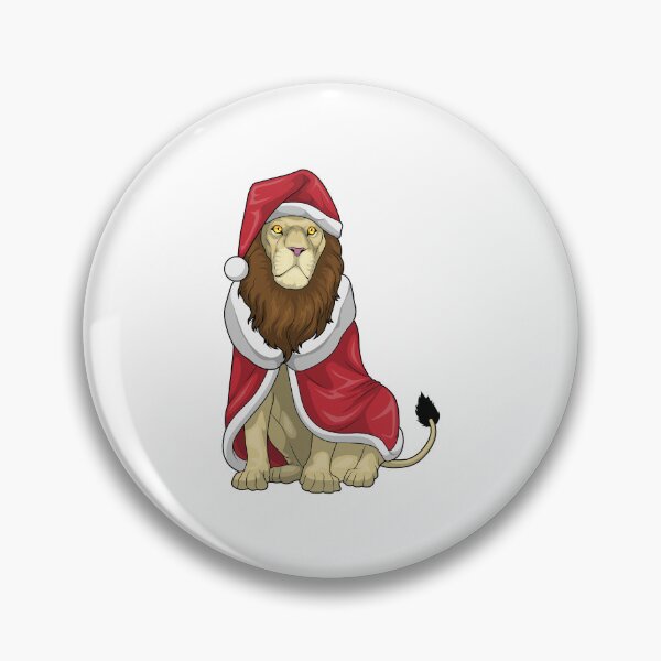 Item preview, Lion Christmas Santa hat designed and sold by Snabdesign84.