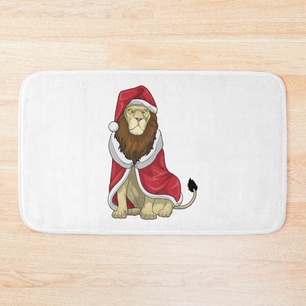 Item preview, Lion Christmas Santa hat designed and sold by Snabdesign84.