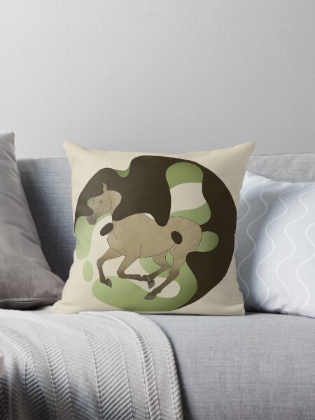 Aperçu de l'œuvre Cheval isabelle créée et vendue par Citron Vert.