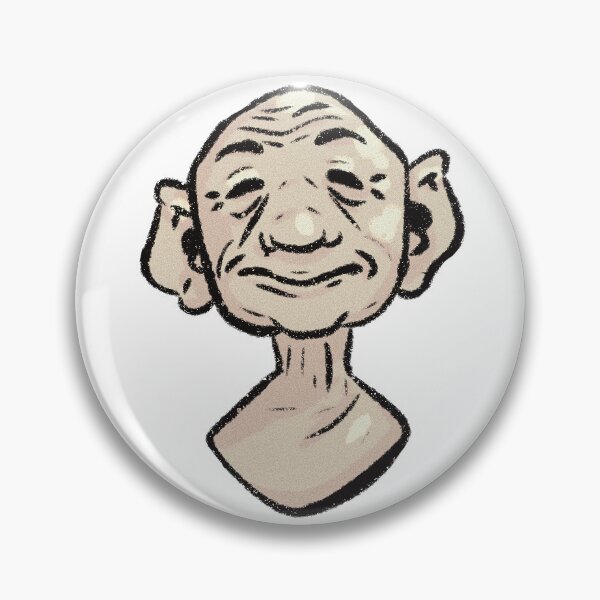 Item preview, Illustrated statue of a guy with a weird expression designed and sold by HKCW.