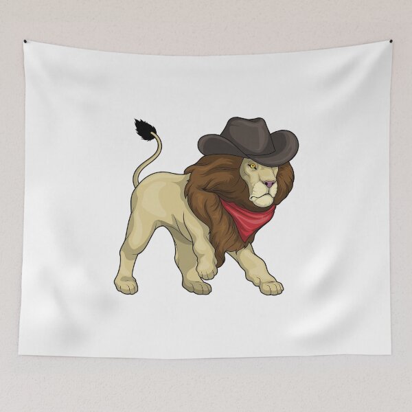 Item preview, Lion Cowboy Cowboy hat designed and sold by Snabdesign84.