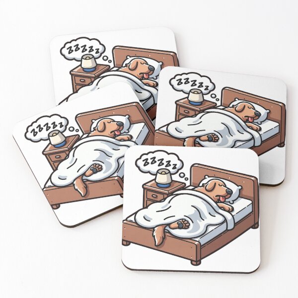 Item preview, Sleeping Dog in Bed designed and sold by NeatSplash.