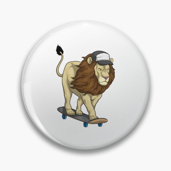 Item preview, Lion Skater Skateboard designed and sold by Snabdesign84.