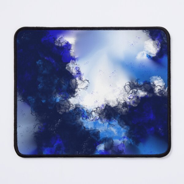 Item preview, Kiss of The Blue Jay - Blue Monochrome Abstract designed and sold by Joey Santiago.