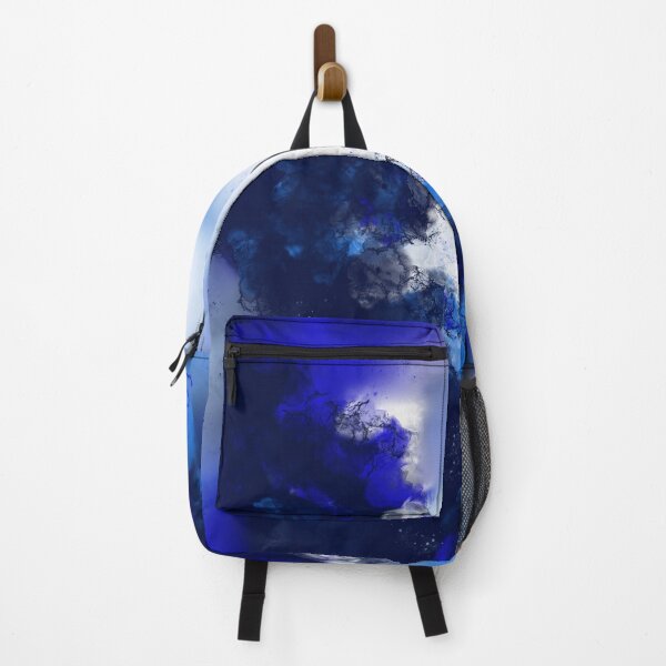 Item preview, Kiss of The Blue Jay - Blue Monochrome Abstract designed and sold by Joey Santiago.