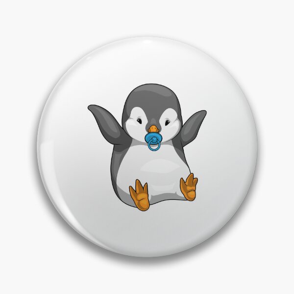 Item preview, Penguin Baby Pacifier designed and sold by Snabdesign84.