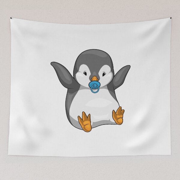 Item preview, Penguin Baby Pacifier designed and sold by Snabdesign84.