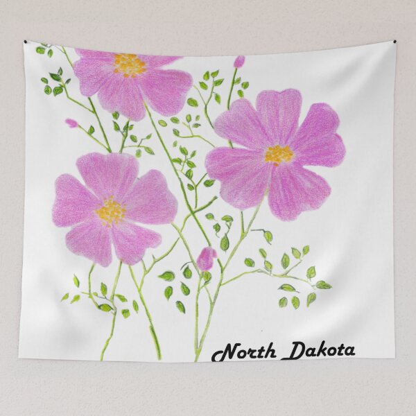 Item preview, 50 States 50 Flowers: North Dakota  designed and sold by sandrahlee.
