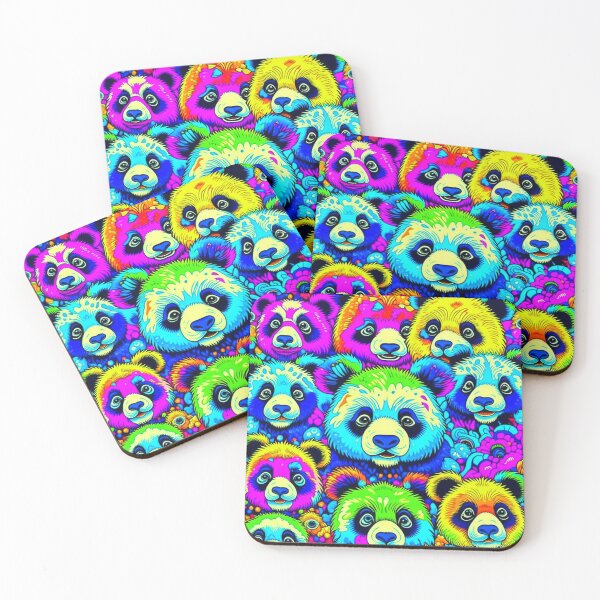 Item preview, Psychedelic Panda Pattern designed and sold by Appareltee.